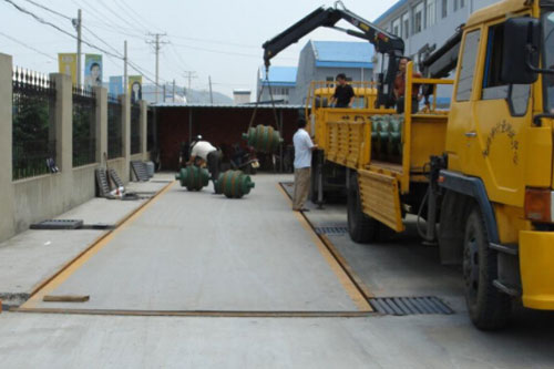 江西方大特鋼新建6號、7號大地磅投入運行